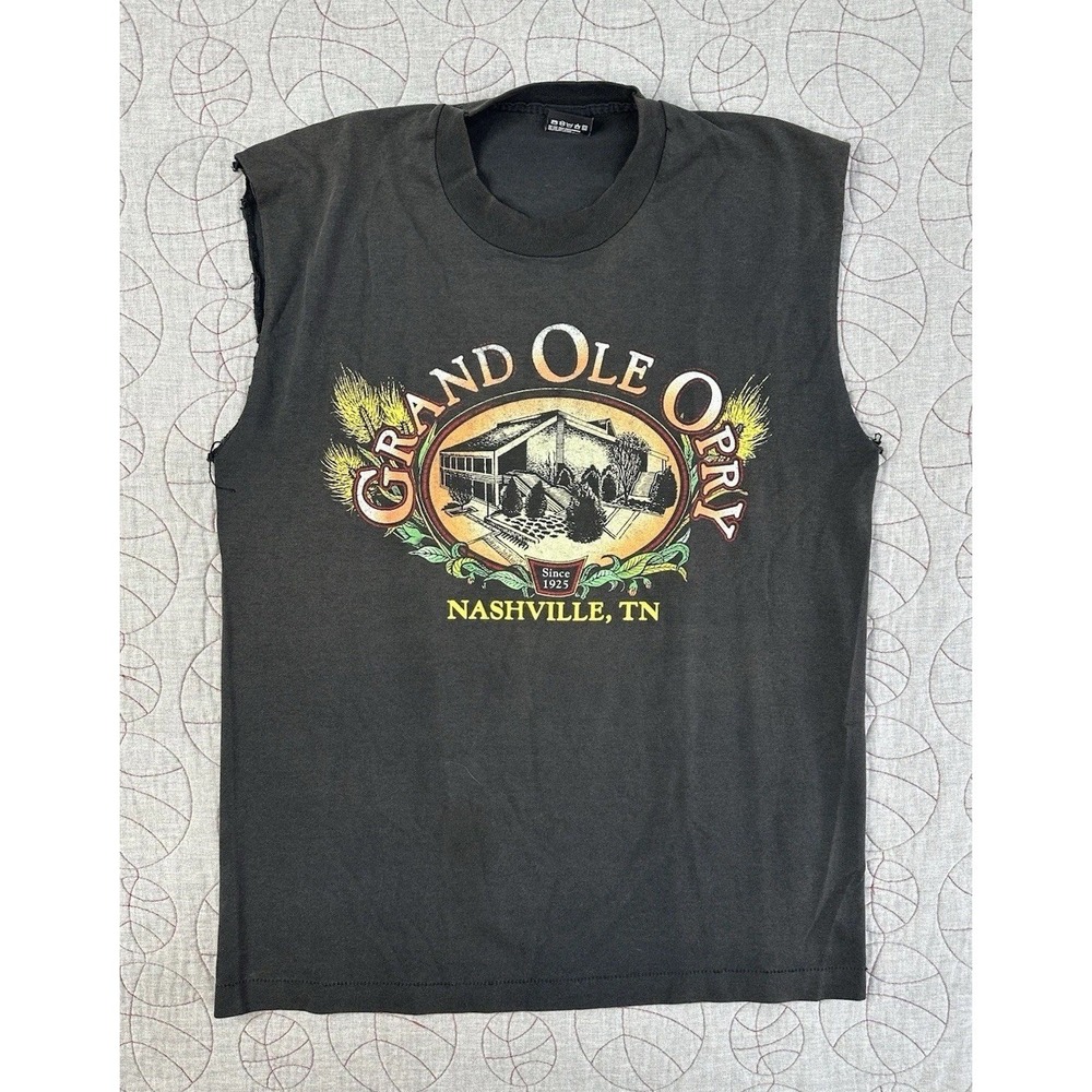 VTG Grand Ole Opry Nashville TN Cut Off Tank / FOTL USA Single Stitch / Large